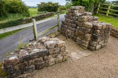 Pike Hill Signal Tower (Hadrian's Wall), Looking east along the road to Birdoswald