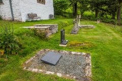 The Battle of Pilleth memorial (foreground)
