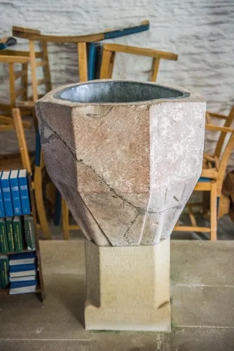 The 13th-century font