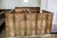 Georgian box pews in the nave