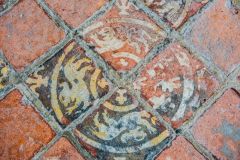 One of the magnificent medieval tiles