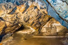 Looking into the cave