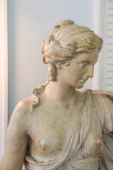 Neo-classical statue in the Dining Room