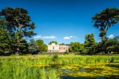 The manor house from the park pond