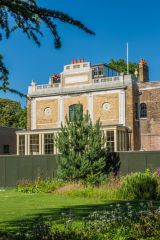 The rear of the Manor