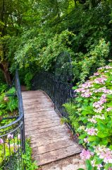 Pashley Manor Gardens, A quiet footbridge