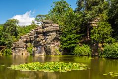 Another view of Lover's Leap rock formation