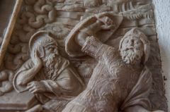 Detail of the Flemish alabaster carving