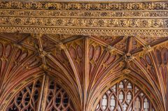 Another view of the fan vaulting
