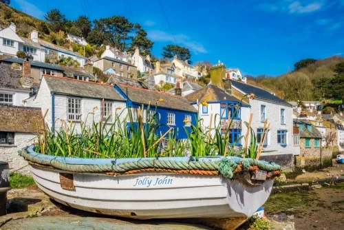 A boat by Polperro harbour