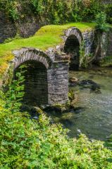 Looking down on the bridge