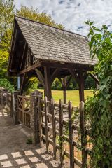 Llanegwad (Pontargothi), Holy Trinity Church, The lych gate