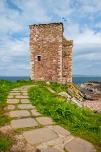 The path to the castle headland