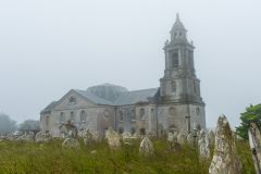 St George's church in the mist