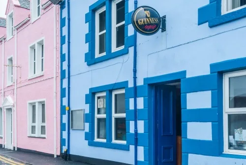 Colourful houses near the harbour