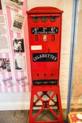 A seaside cigarette machine