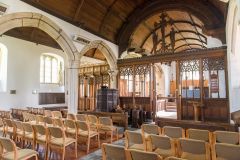 The nave looking north-east