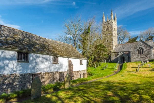 The Tudor Gildhouse and church