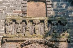 12th-century carved figures, Norman Chapel