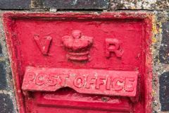A Victorian post box