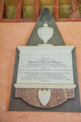 Thomas Baker wall memorial, 1791