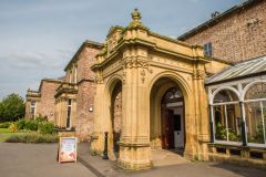 The Victorian 'port-cochere' entrance