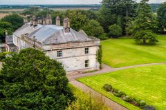 The manor house from atop Preston Tower