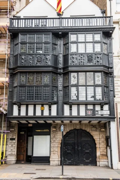 The view from across Fleet Street