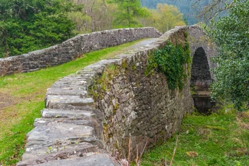 The old ruined bridge