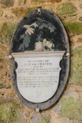 Memorial to Sarah Chater, 1827