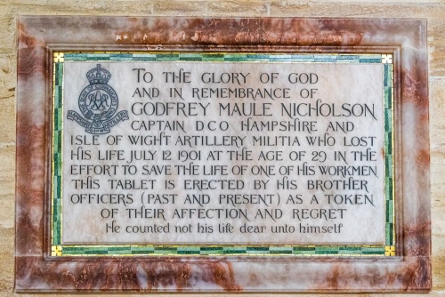 Godfrey Maule Nicholson memorial
