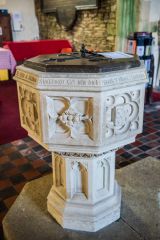 The octagonal 15th century font