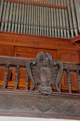 Coat of arms on the musicians gallery