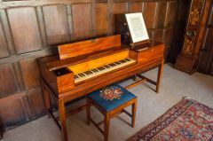 Broadwood piano, drawing room