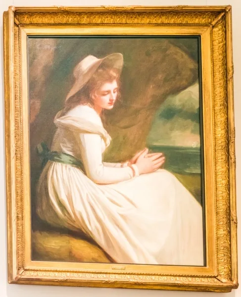 'Portrait of Emma Hart (Lady Hamilton) as Absence', by George Romney