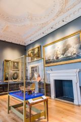 The historical room settings are as impressive as the artwork