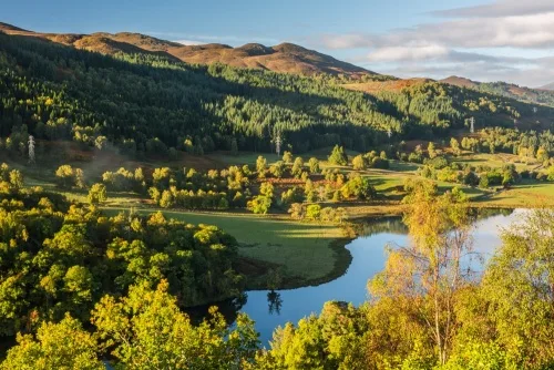 Looking south across Loch Tummel