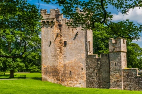 The castle gatehouse