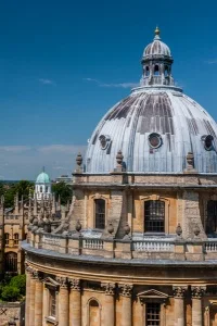 The Radcliffe dome with the Sheldonian Theatre beyond