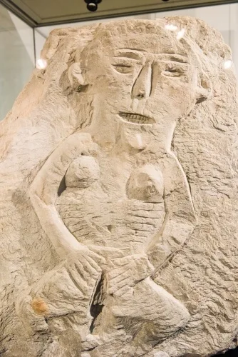 The sheela-na-gig carving