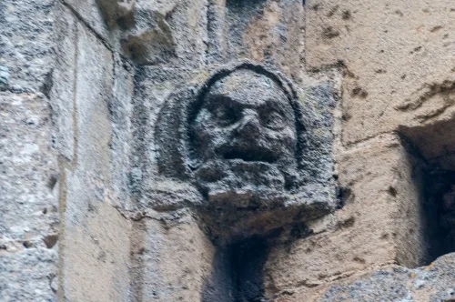 Grotesque carving, south facade