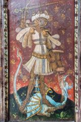 St George slaying a dragon