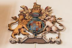 Raveningham, St Andrew's Church, The painted royal coat of arms