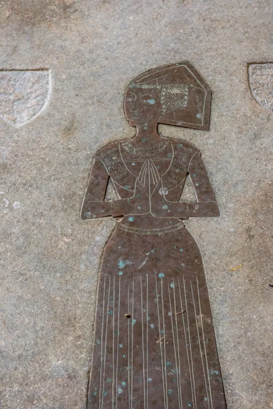 Margaret Castyll brass, 1483