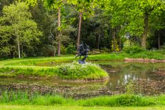 The Millennium Pond and sculpture