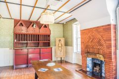 The dining room and 'Dragon's Blood' dresser