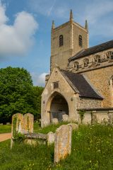 The west tower and south porch