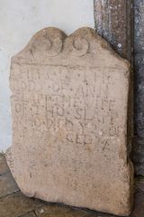 18th century gravestone of Anne Slapp
