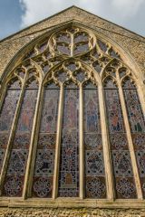 The ornate east window