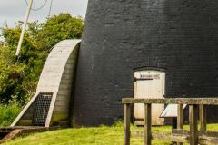 The mill entrance and scoop wheel